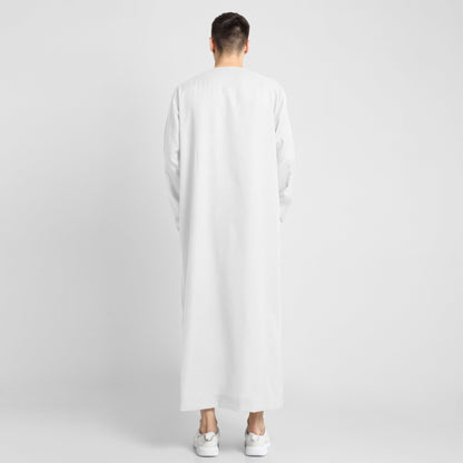 Oasis Breeze White Mens Thobe