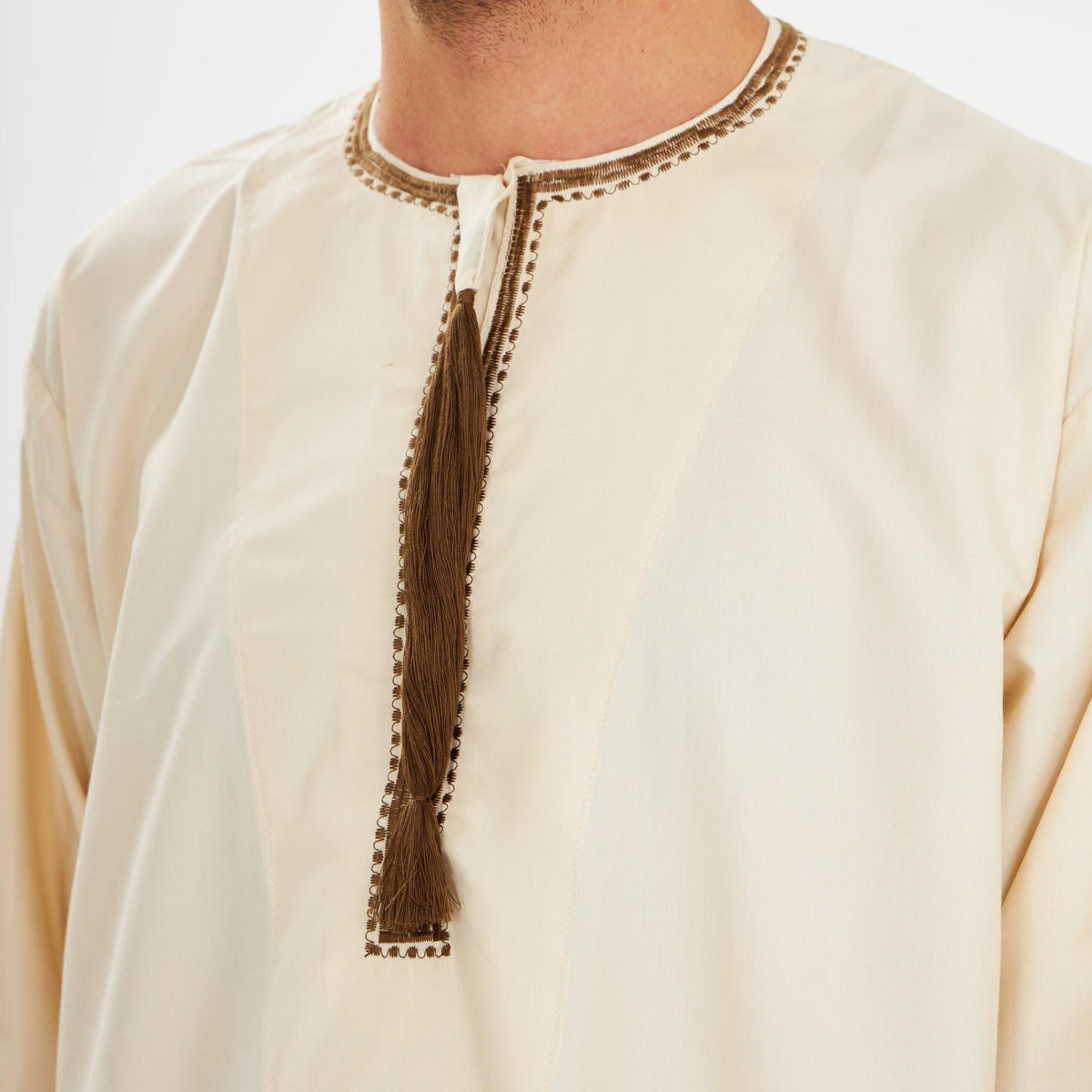 Omani Brown Kandora - Mens
