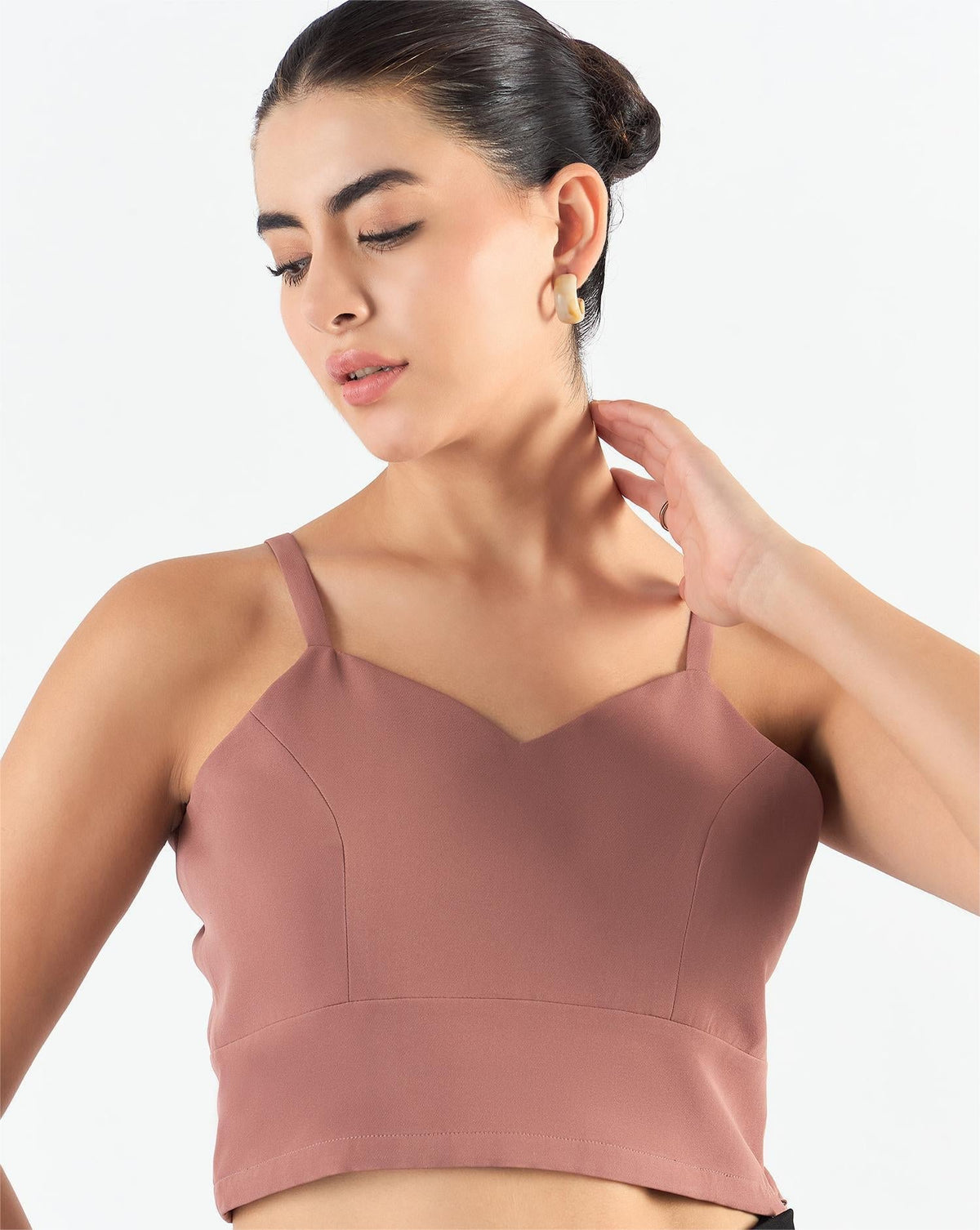 Women Peach Tailored-Fit Single-Breasted Three-Piece Formal Pantsuit