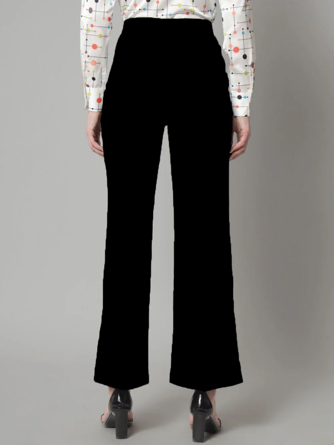 Women Black Velvet Gold Buttoned Stretch Blazer Set
