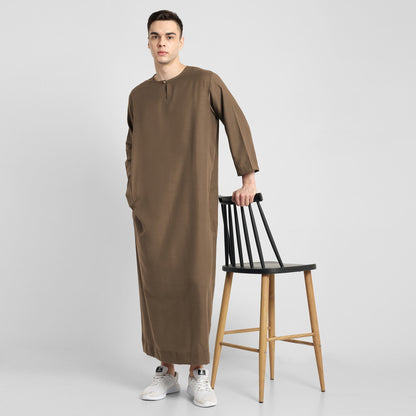 Palette of Elegance Brown Thobe