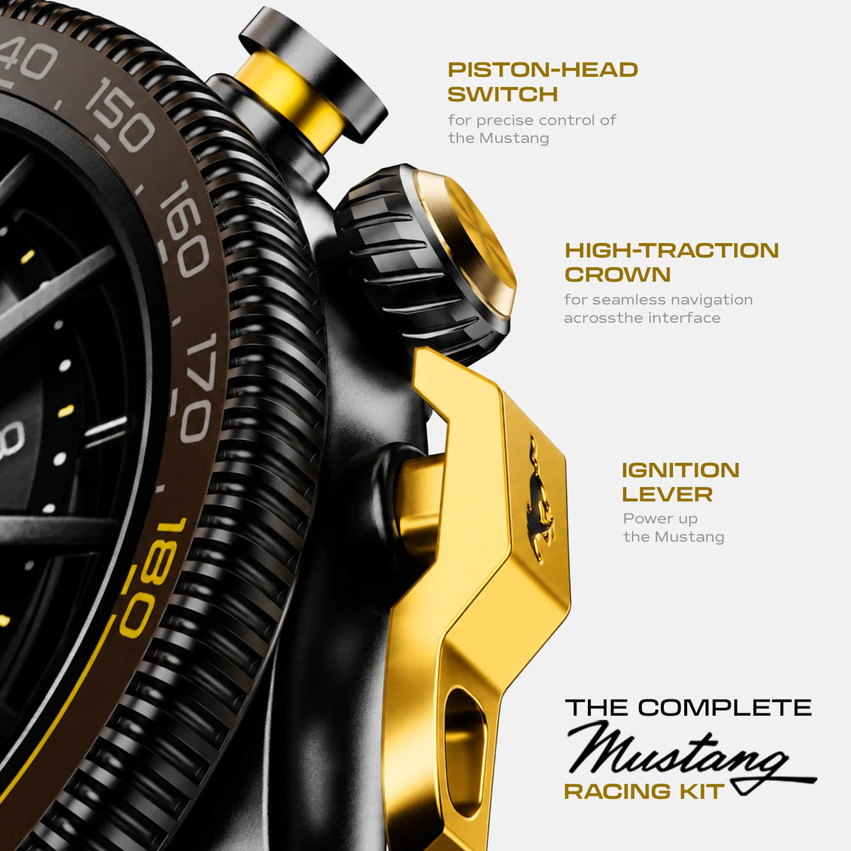 Mustang Official Collab Fort Charcoal Black | Prebook Pass