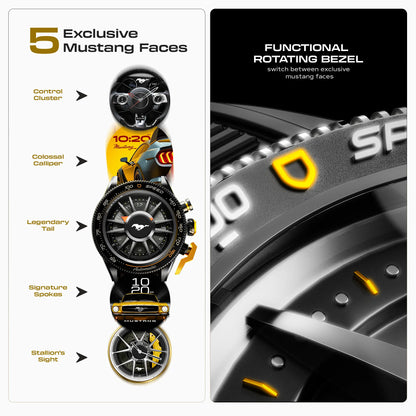 Mustang Official Collab Fort Charcoal Black | Prebook Pass