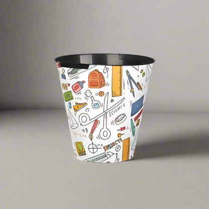 Round Plastic Bin School