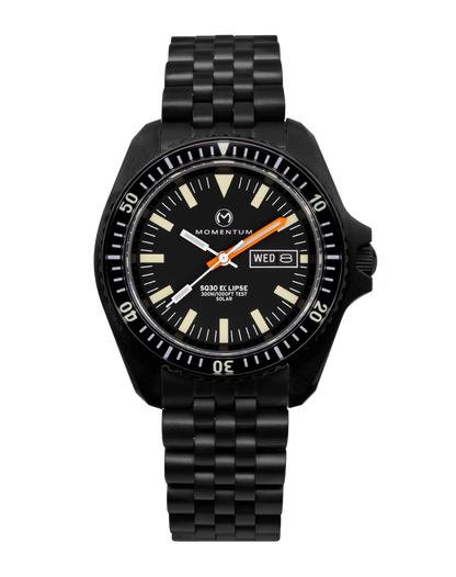 Sea Quartz 30 Eclipse - Solar Black-Ion [42mm]