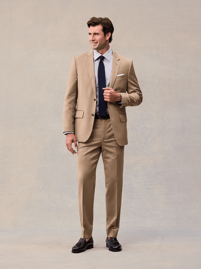 Camel Brown Suit