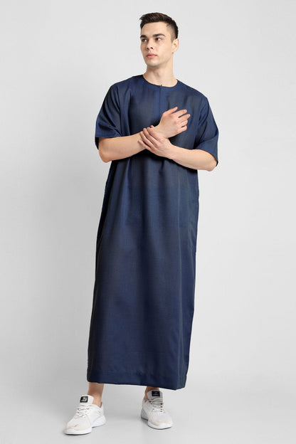 Sapphire Serenity Mens NavyBlue Thobe