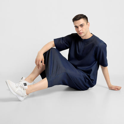 Sapphire Serenity Mens NavyBlue Thobe