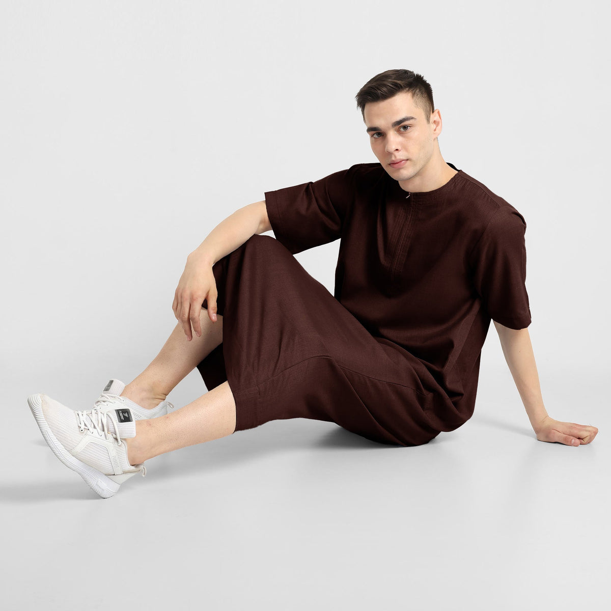 Sapphire Serenity Mens Brown Thobe