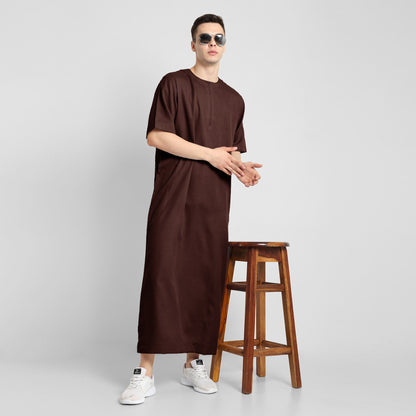 Sapphire Serenity Mens Brown Thobe