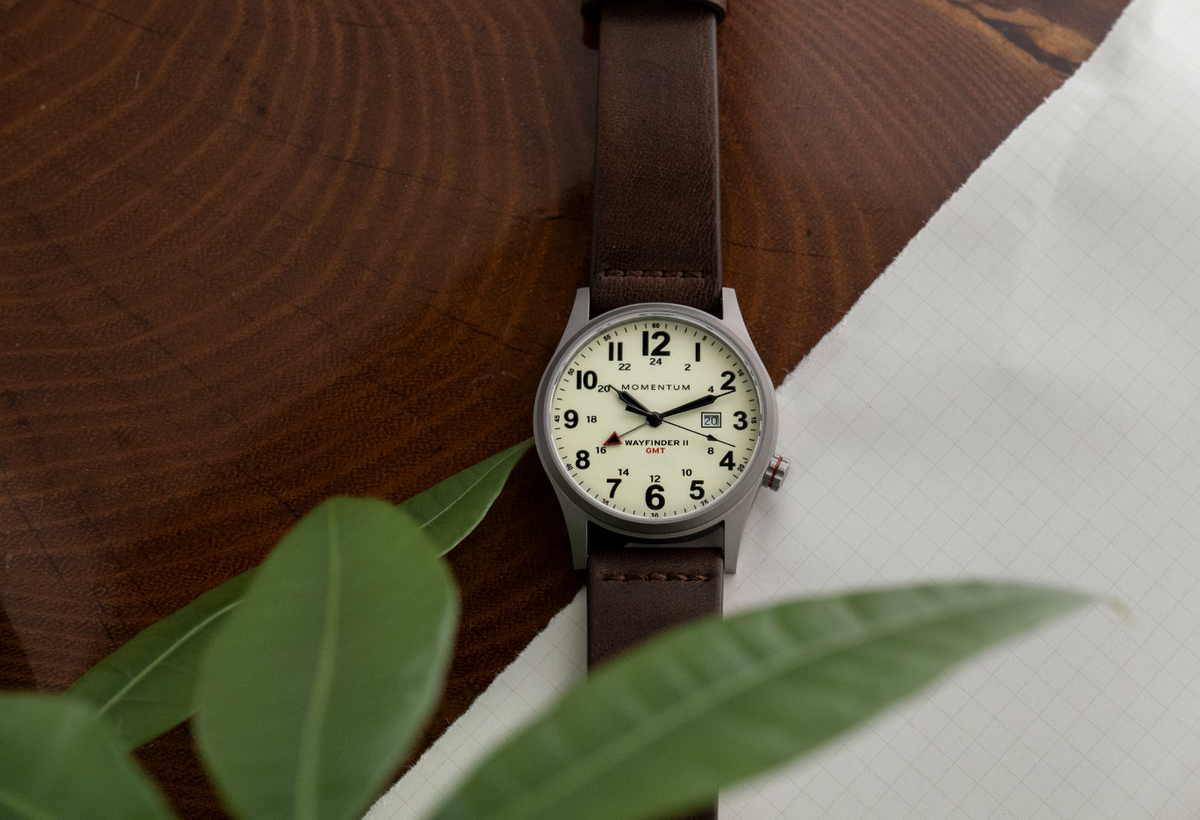 Wayfinder II GMT- White Dial Bundle with Travel Case