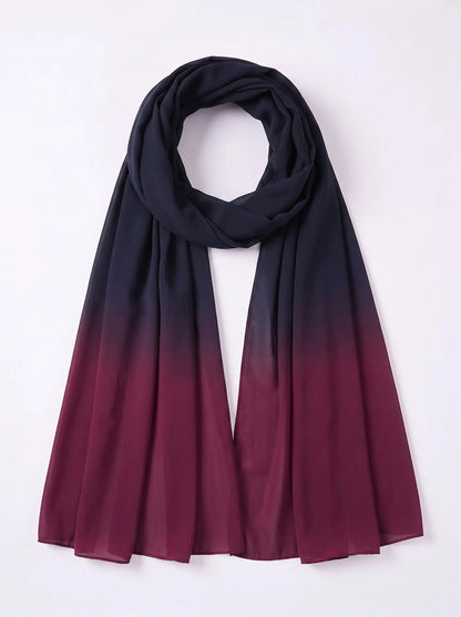 Maroon - Dual Tone Maxi Abaya HJ1343