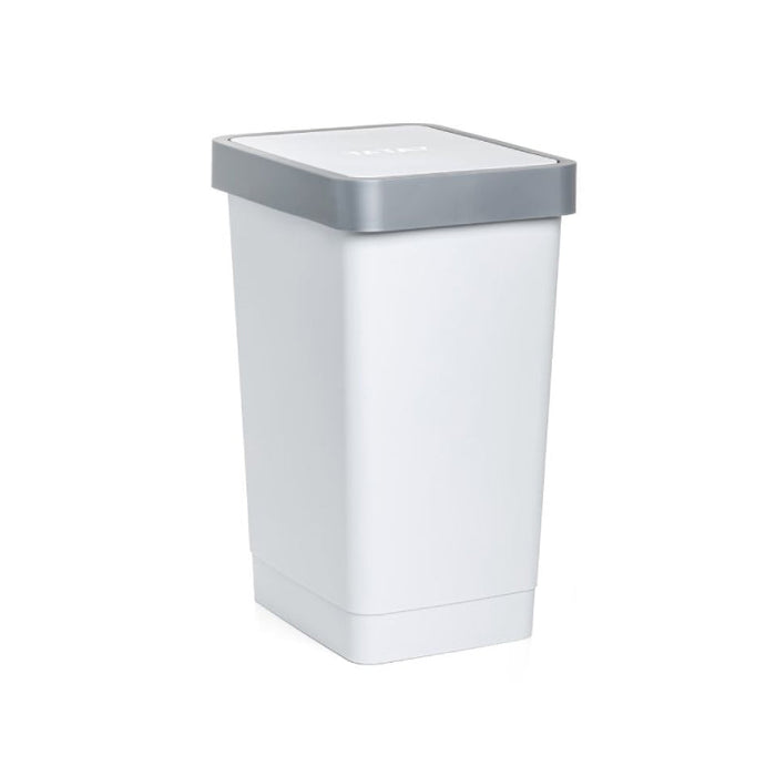 Swing Dustbin Smart 25L White (Made in Spain)