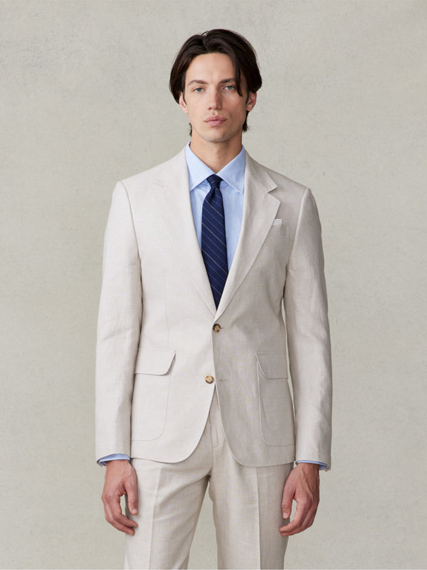 Mojave Tan Linen Suit