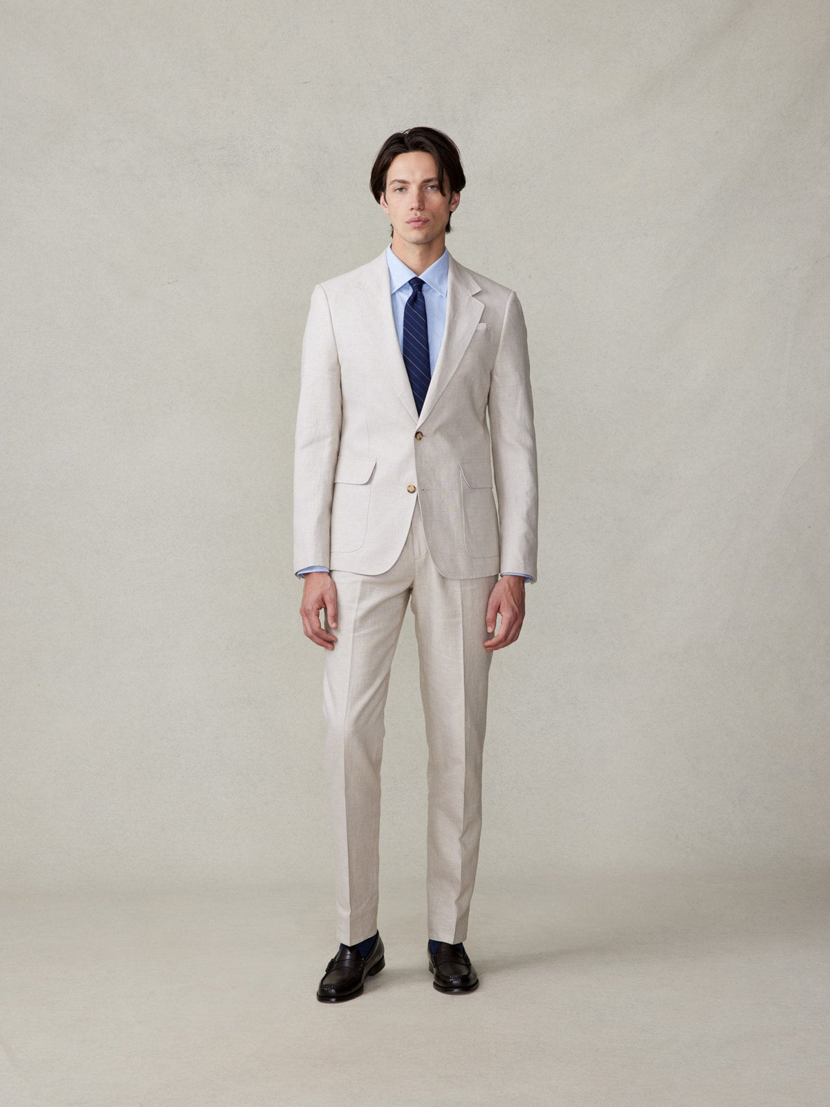 Mojave Tan Linen Suit