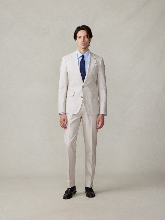 Mojave Tan Linen Suit