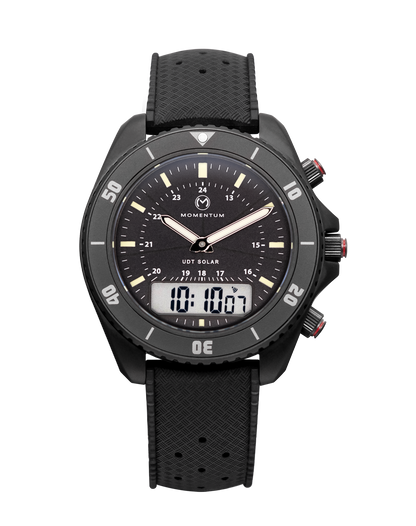 First Production - UDT Black-Ion Baton Dial [42mm] + Free Flex Band
