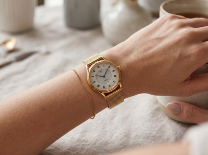Lugano Eclipse Solar [36 MM] Yellow Gold