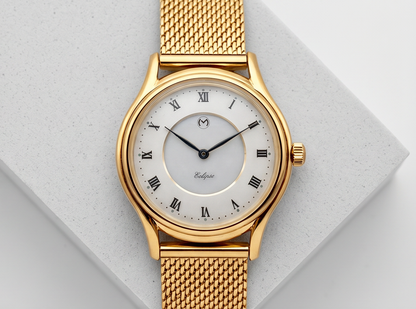 Lugano Eclipse Solar [36 MM] Yellow Gold