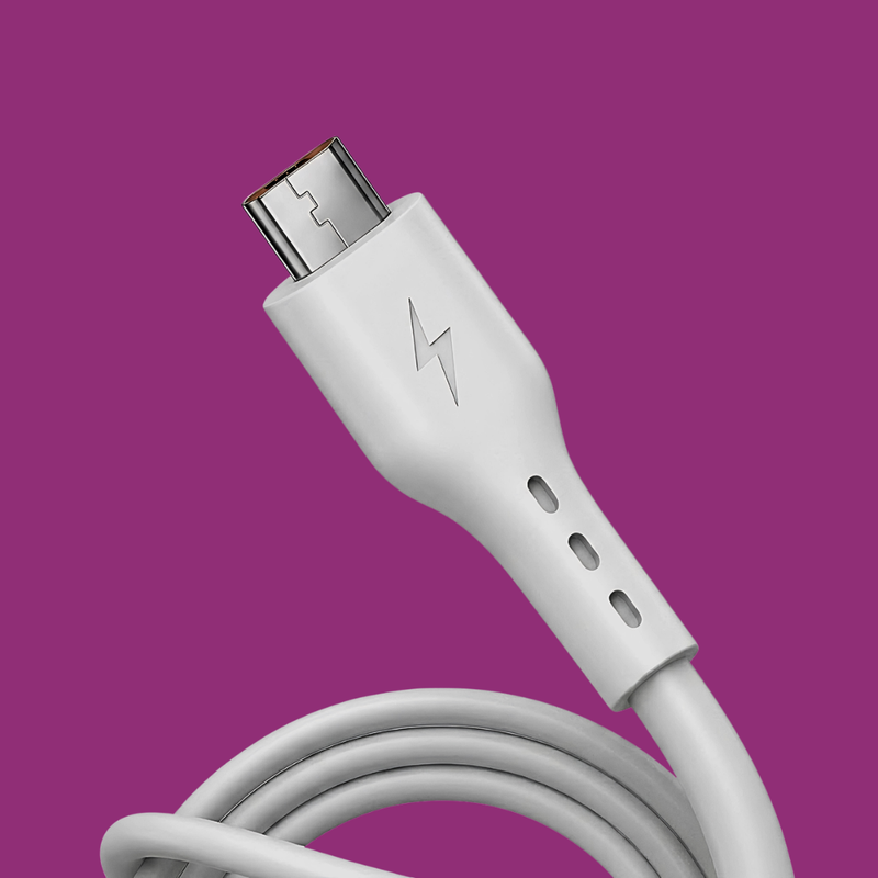 ZENO 3-in-1 Super Fast Data Cable Bundle – Micro USB, USB to Type-C & Type-C to Type-C | 1 Meter
