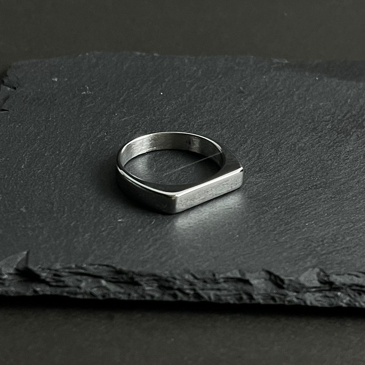 Minimal Silver Italian Ring For Men/Women