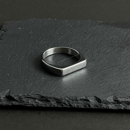 Minimal Silver Italian Ring For Men/Women