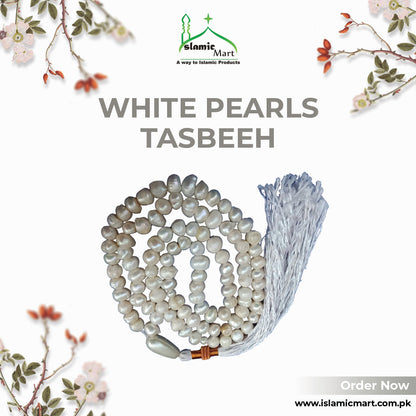 White Pearls Tasbeeh beads