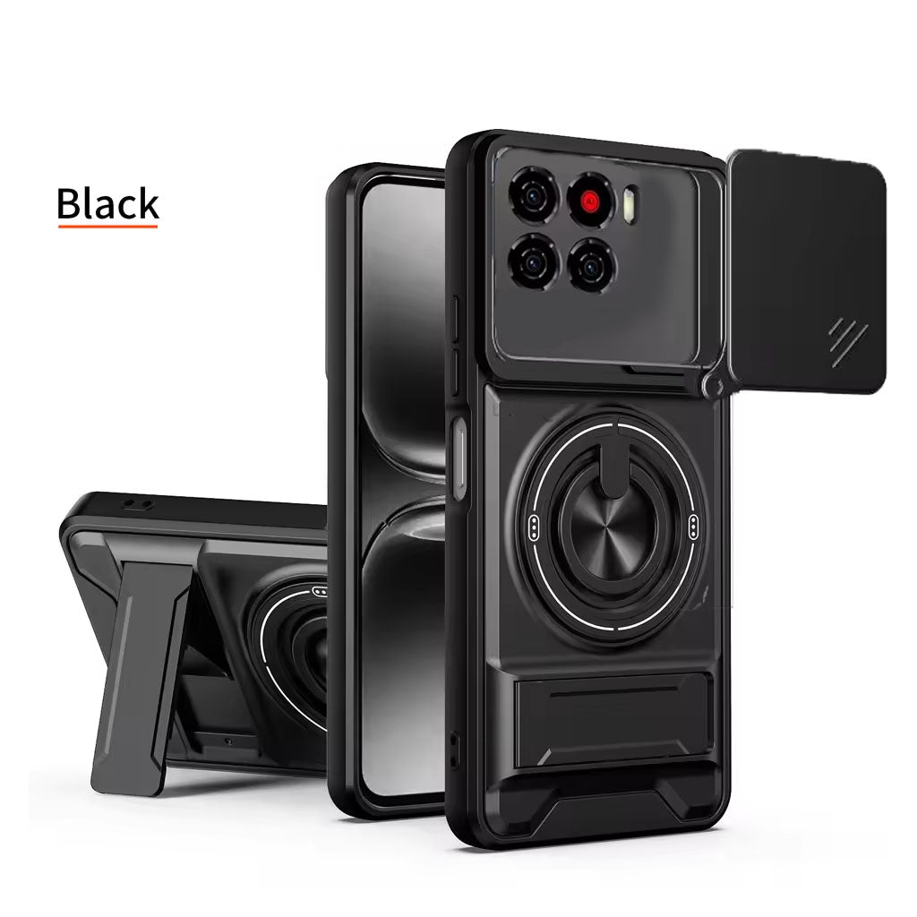 [FREE SHIPPING]CAMERA GUARD KICKSTAND CASE FOR ZTE NUBIA A56