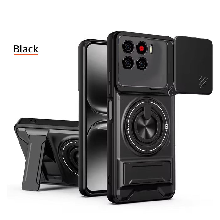 [FREE SHIPPING]CAMERA GUARD KICKSTAND CASE FOR ZTE NUBIA A56