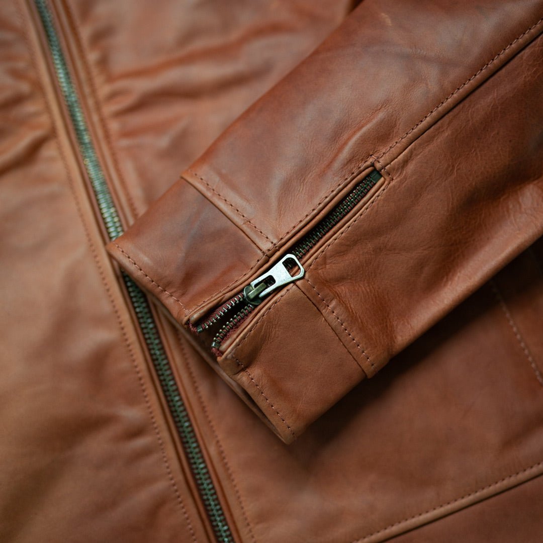 Legacy Leather Jacket | Whiskey Brown