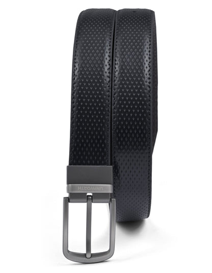 Black Dotted Reversible Formal Belt