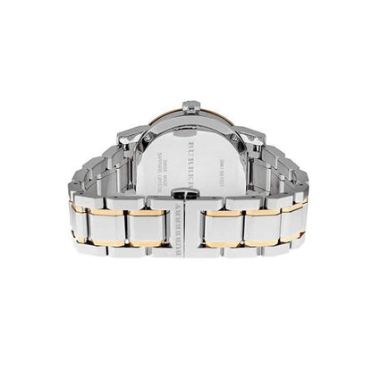 Burberry Ladies Diamonds Two-Tone 34mm Watch