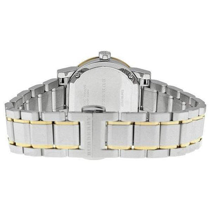 Burberry Ladies White Dial Two-Tone 26mm Watch