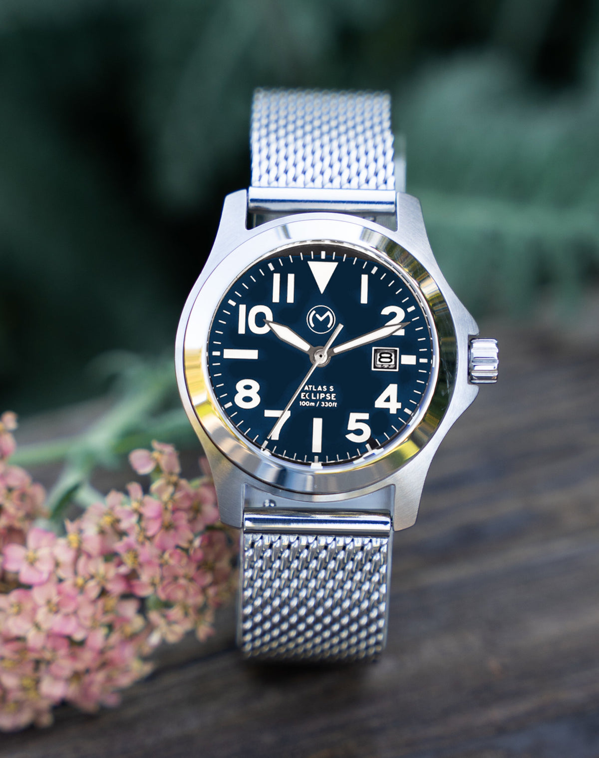 Atlas Eclipse Steel Blue Dial 32mm - Bundle