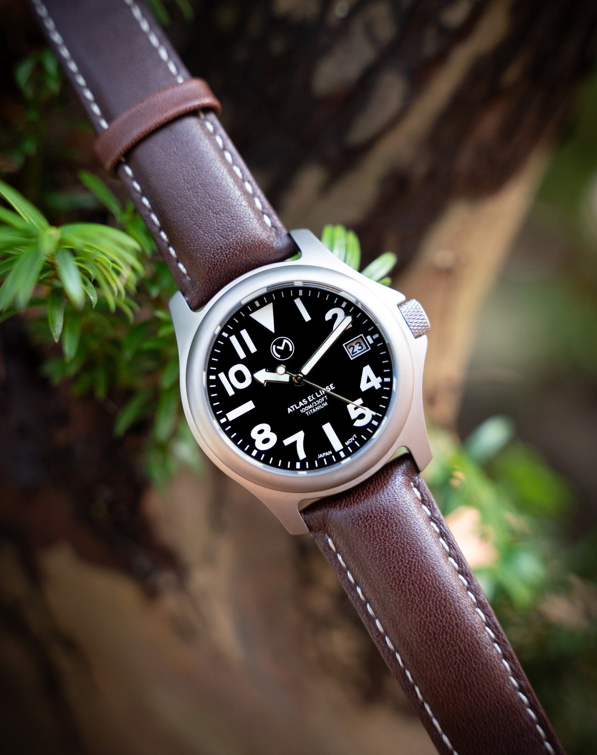 Atlas Eclipse Solar Black Dial [38mm]