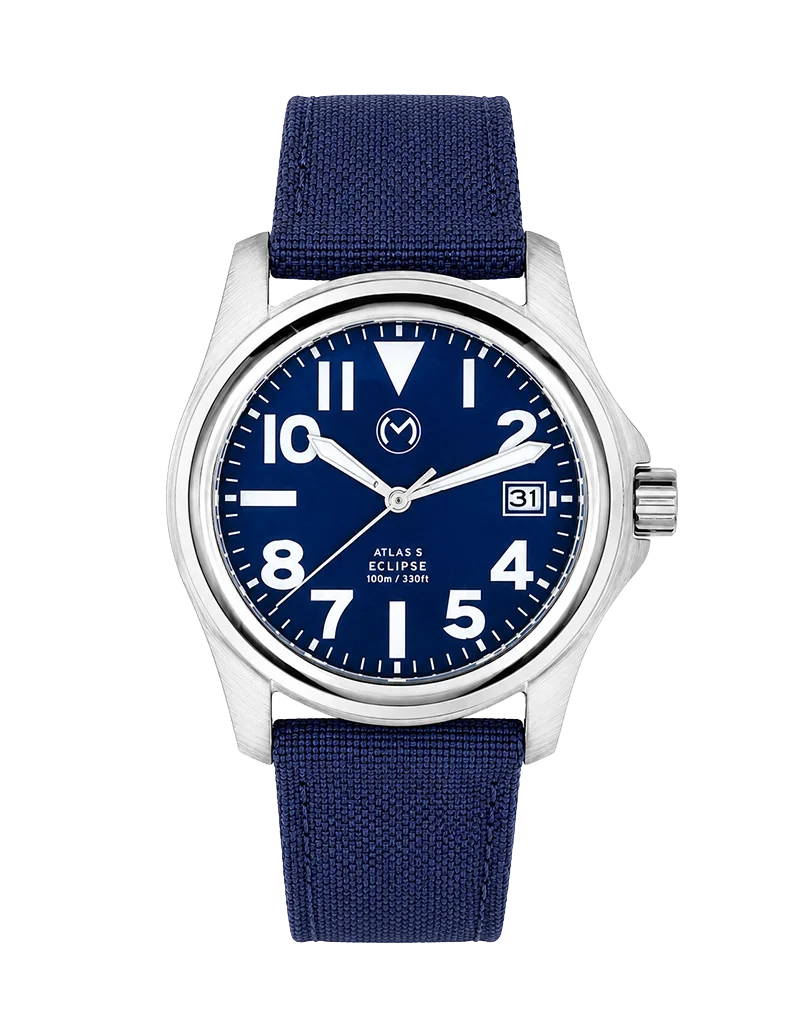 Atlas Eclipse Solar Blue Dial [38mm]