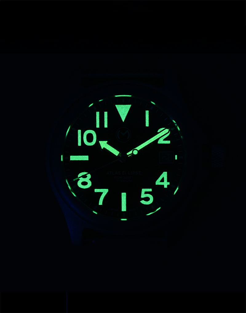 Atlas Eclipse Solar Blue Dial [38mm]