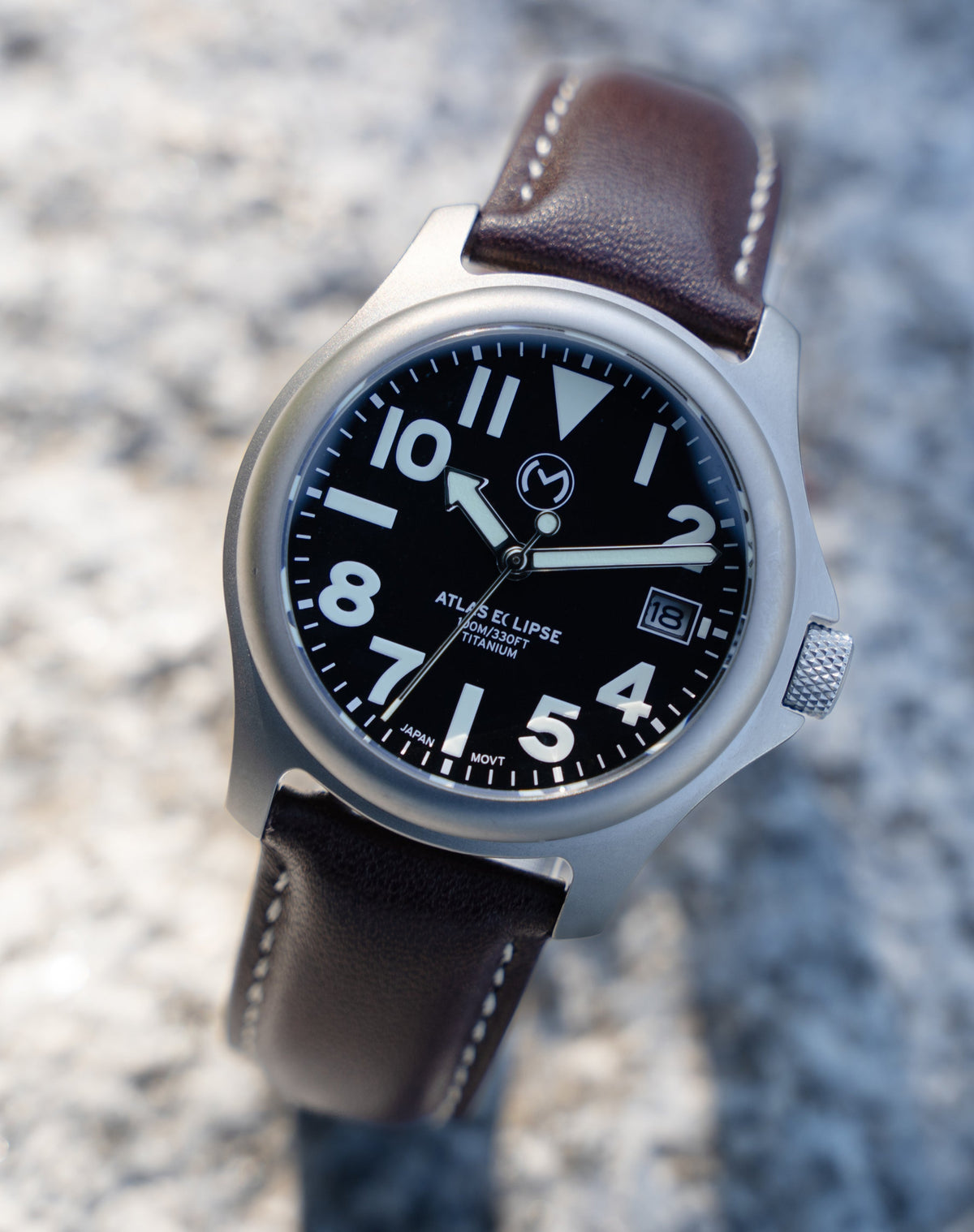 Atlas Eclipse Solar Black Dial [38mm]