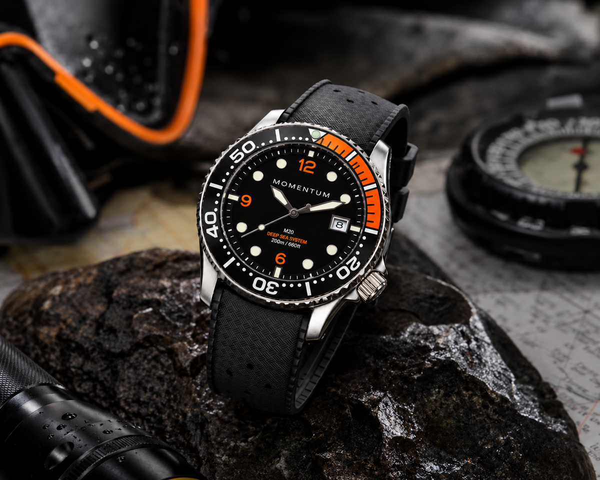 M20 DSS Diver [42MM] - Black & Orange
