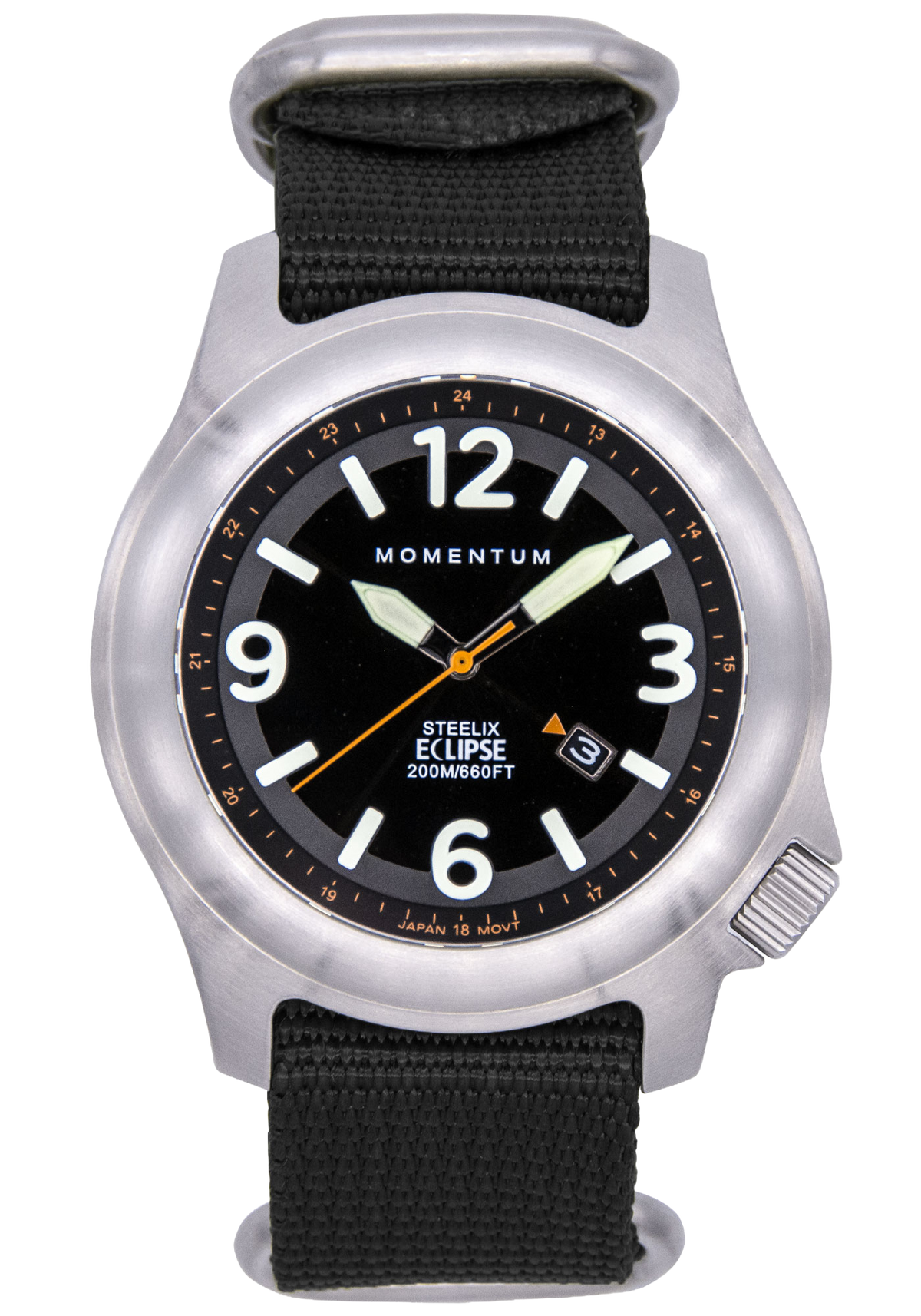 Steelix Eclipse - Solar [44mm] - Black