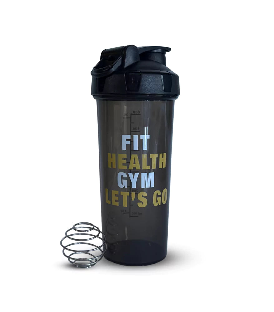 FIT HEALTH GYM LETS GO SHAKER BOTTLE