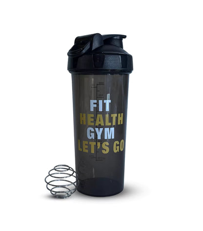FIT HEALTH GYM LETS GO SHAKER BOTTLE