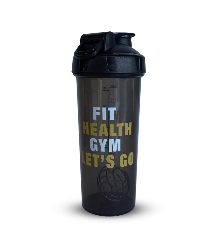 FIT HEALTH GYM LETS GO SHAKER BOTTLE