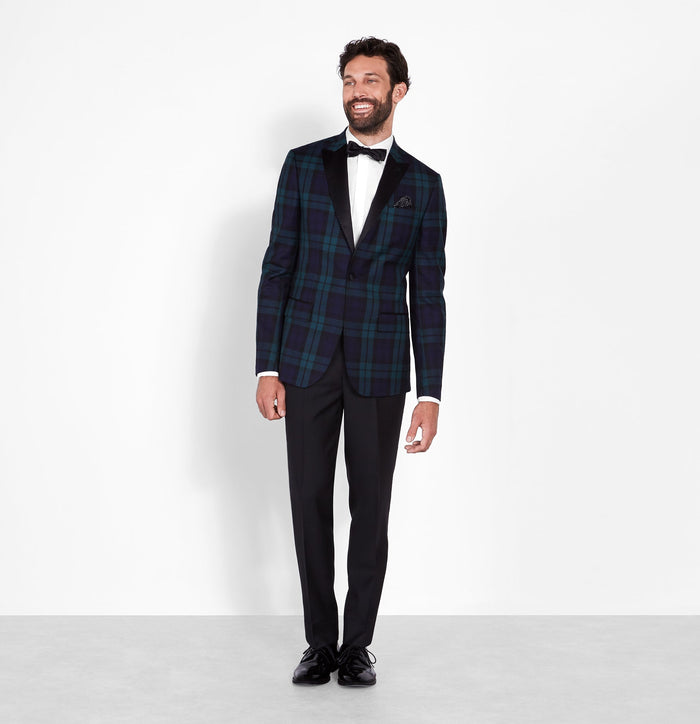Black & Tartan Tuxedo