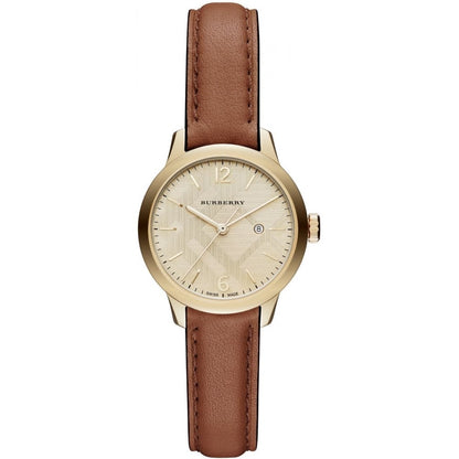 Burberry The Classic Ladies Gold Brown Watch