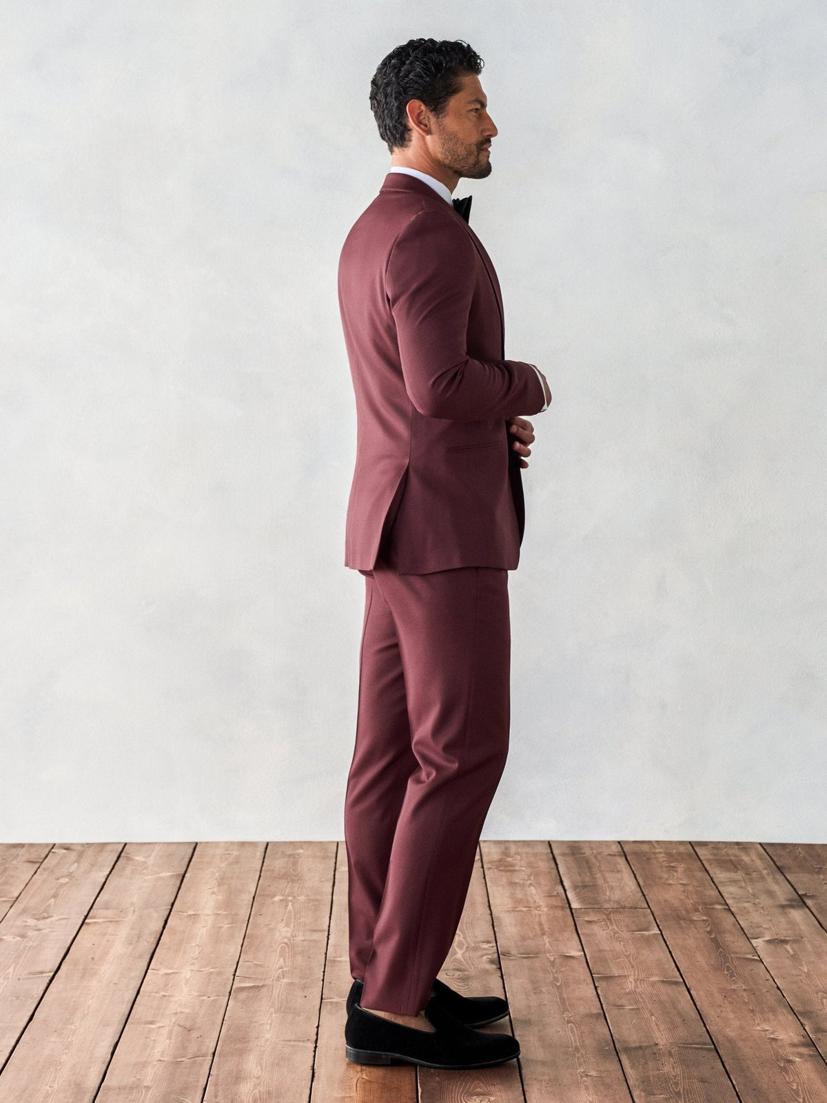 Burgundy Shawl Tuxedo