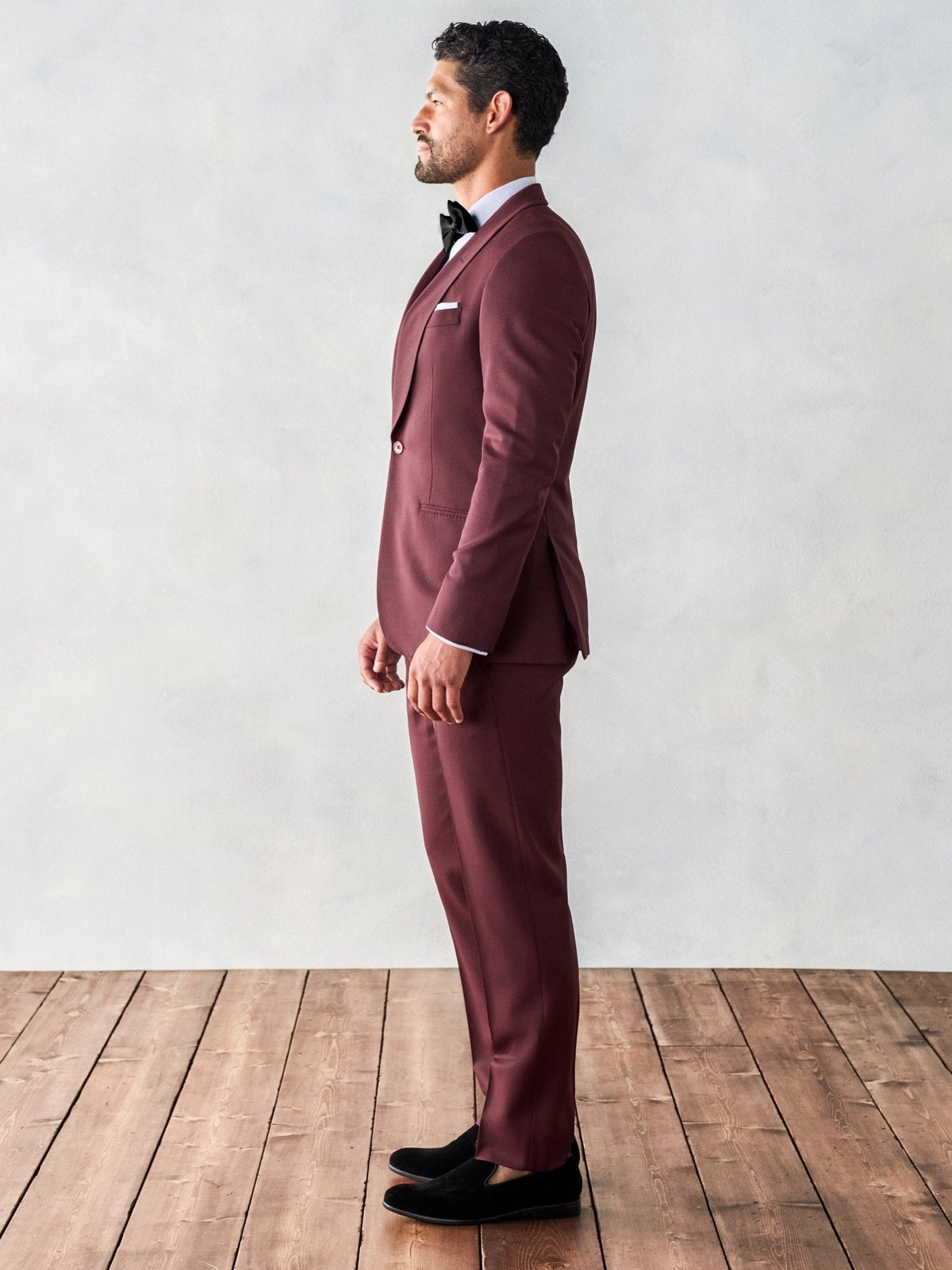 Burgundy Shawl Tuxedo