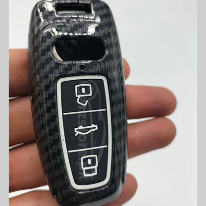 Audi A5/A6 Carbon  fiber key cover case