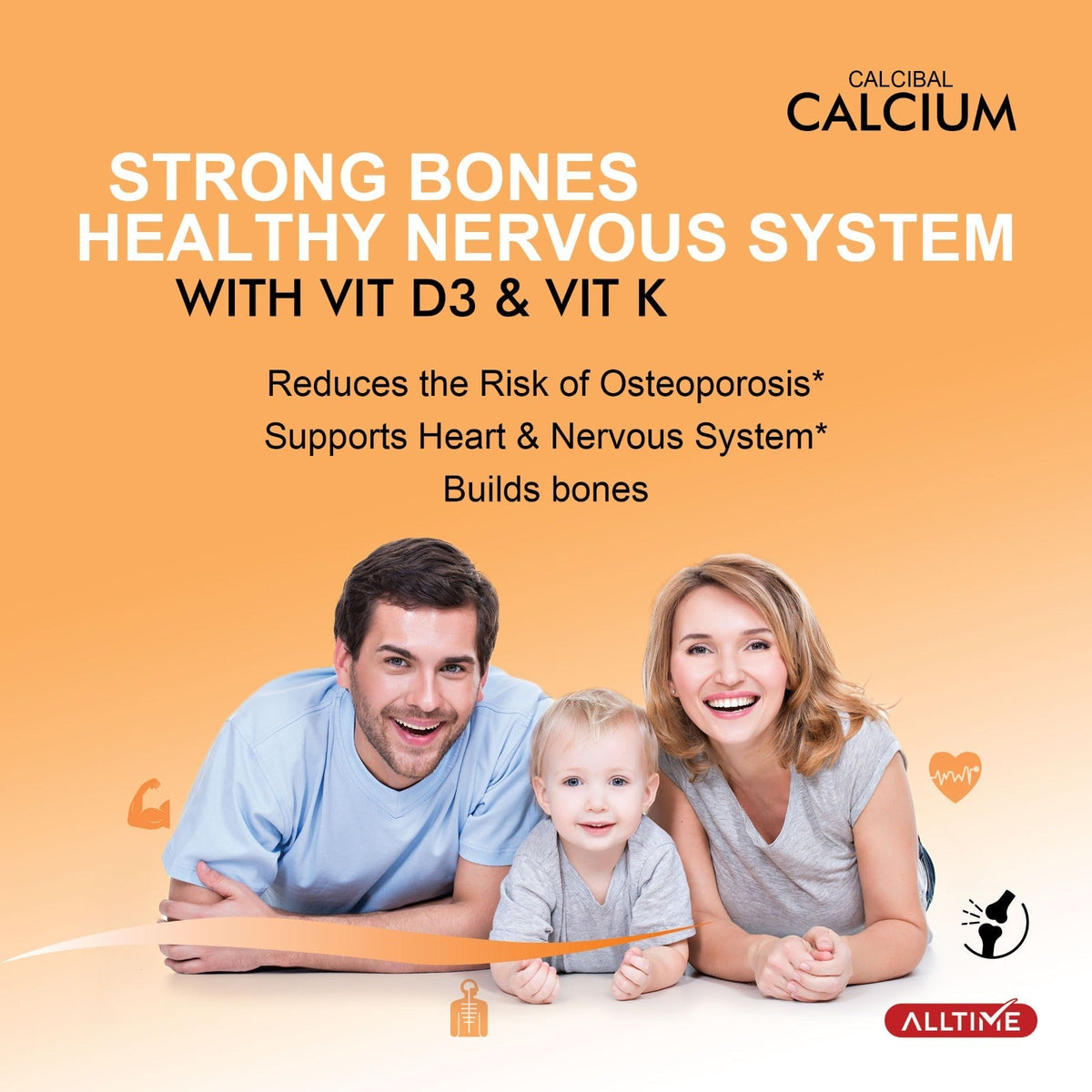 AllTime Calcibal (Calcium with Vit D3 and K)
