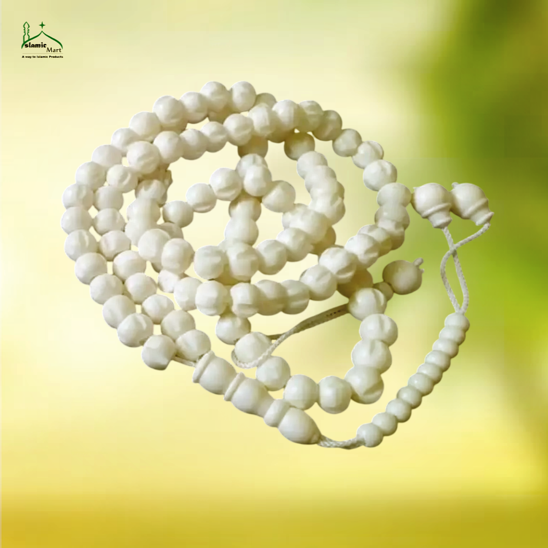 Camel bone tasbeeh 100 beads 6 mm